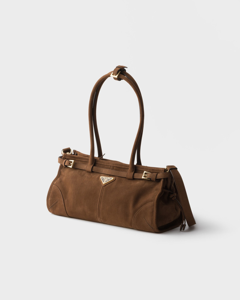 Prada Bonnie medium nubuck leather handbag 3