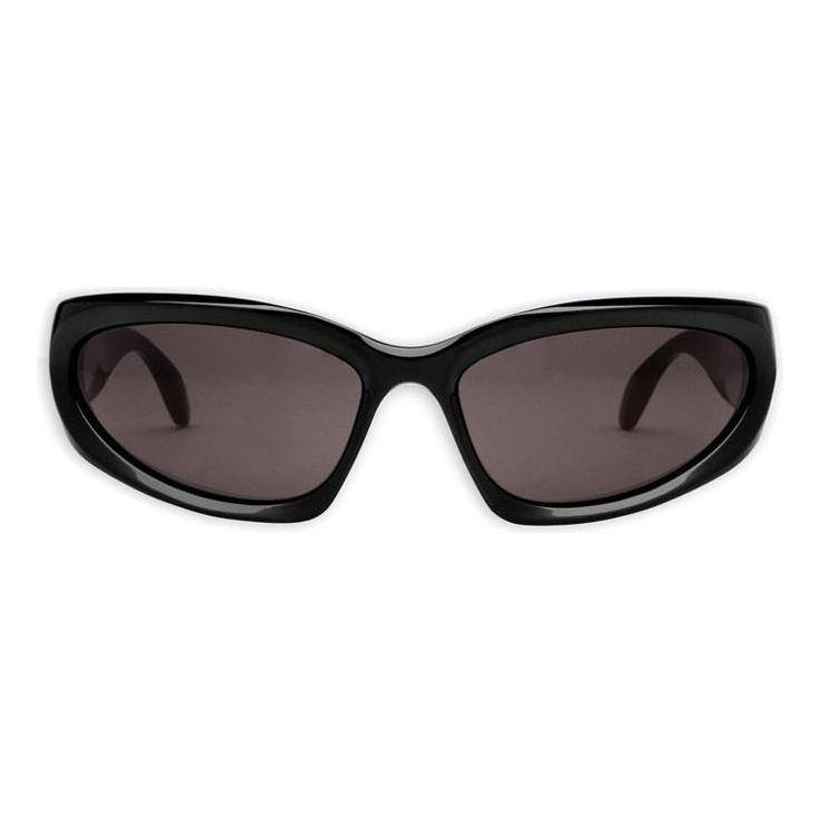 BALENCIAGA (WMNS) Balenciaga Swift Oval Sunglasses 'Black
