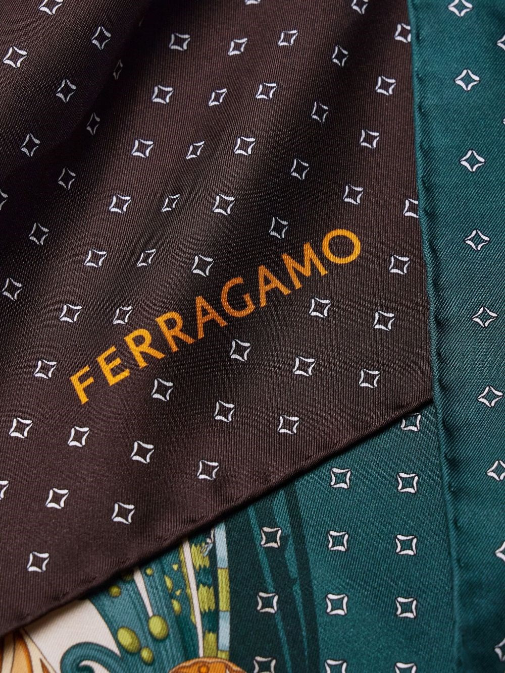 Printed silk foulard - 3