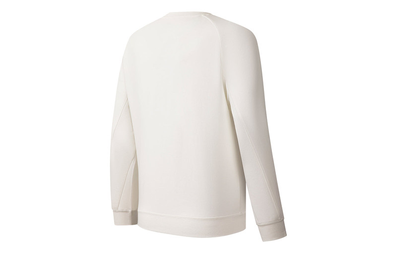 Li-Ning (WMNS) Li-Ning Classique Crewneck Sweatshirt 'White' AWDS776-1 outlook