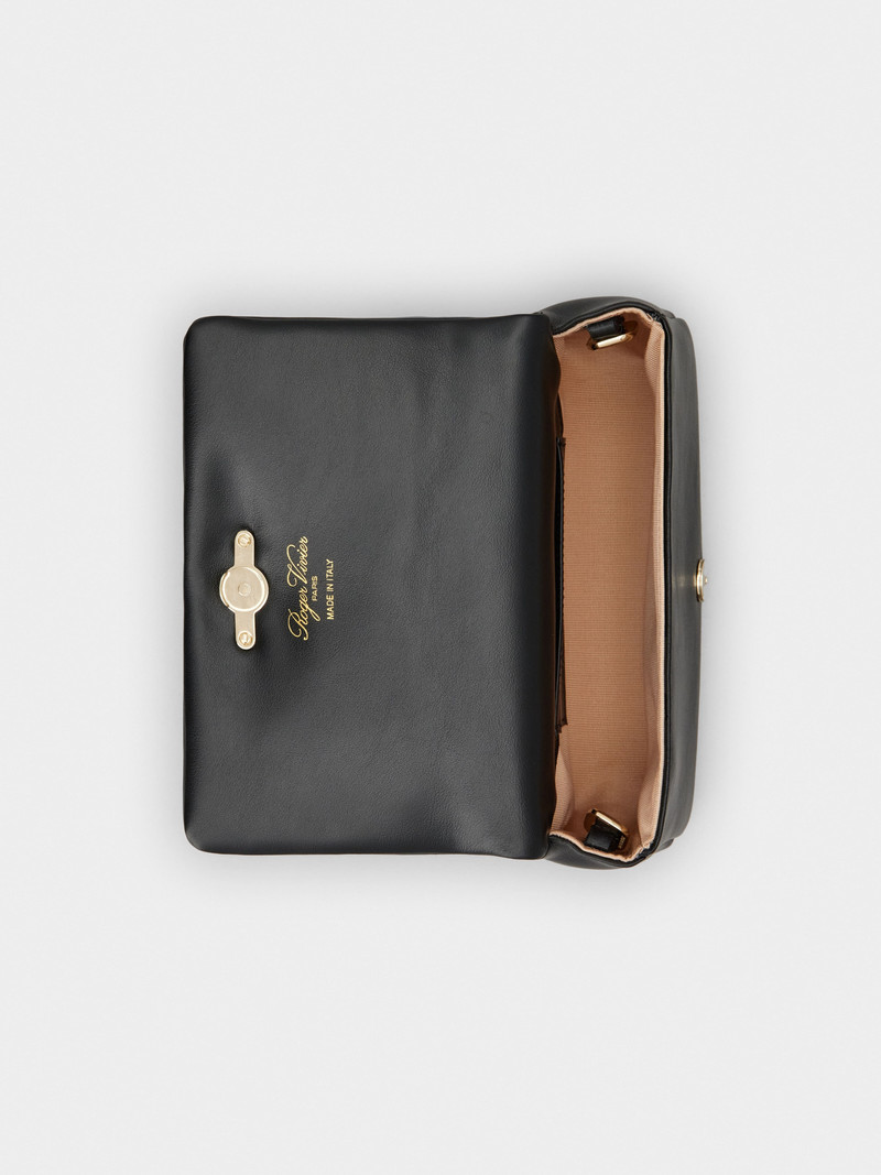 Viv' Choc Phone Holder in Leather 4