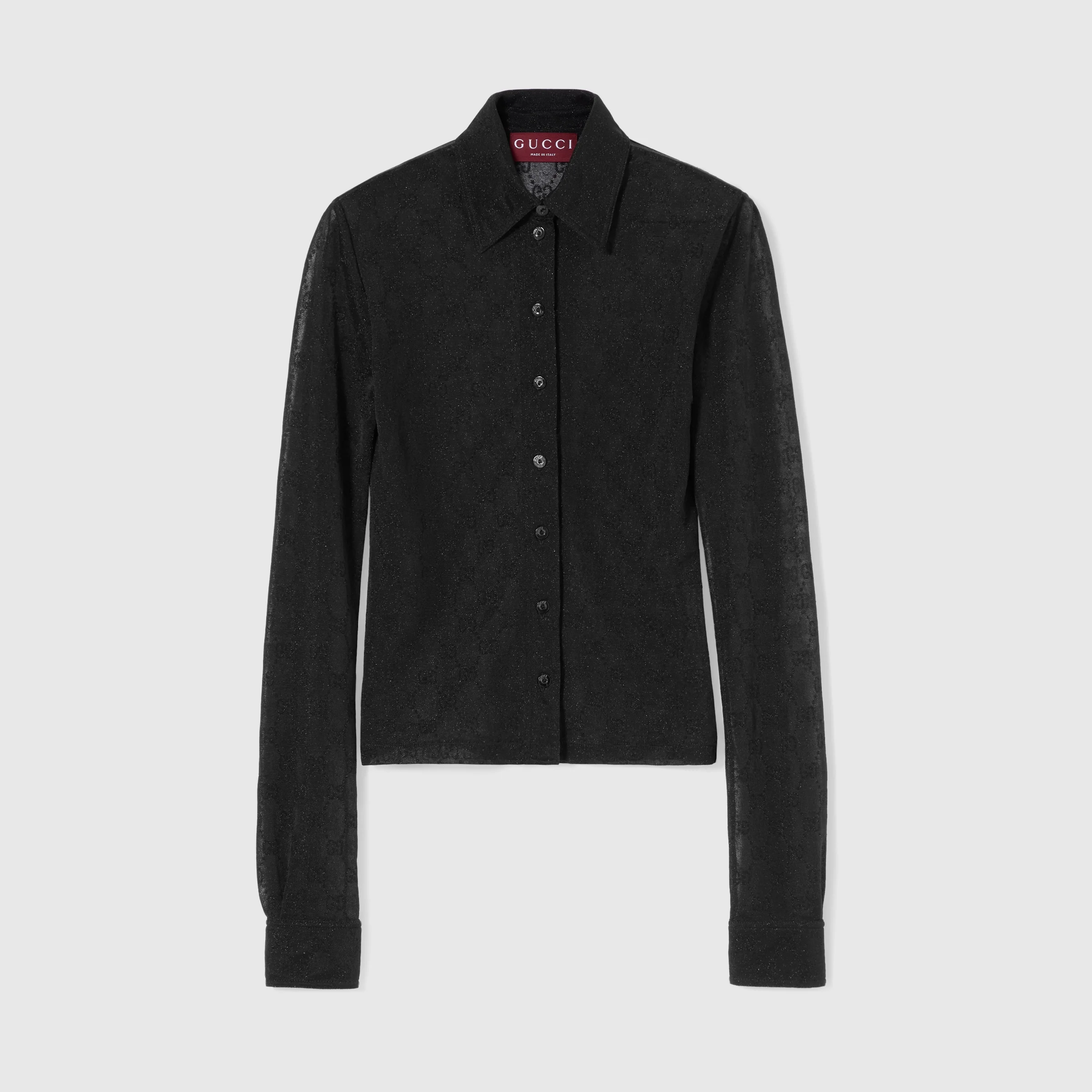 GG jersey jacquard shirt - 1