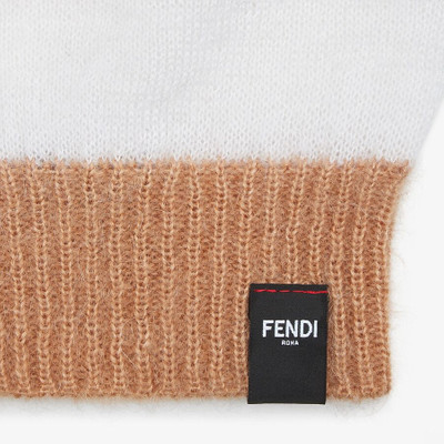 FENDI Beige mohair hat outlook