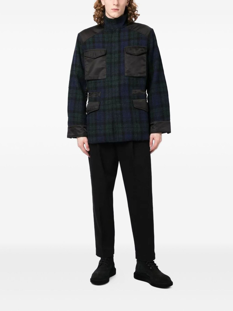 MAHARISHI tartan-check bomber jacket outlook