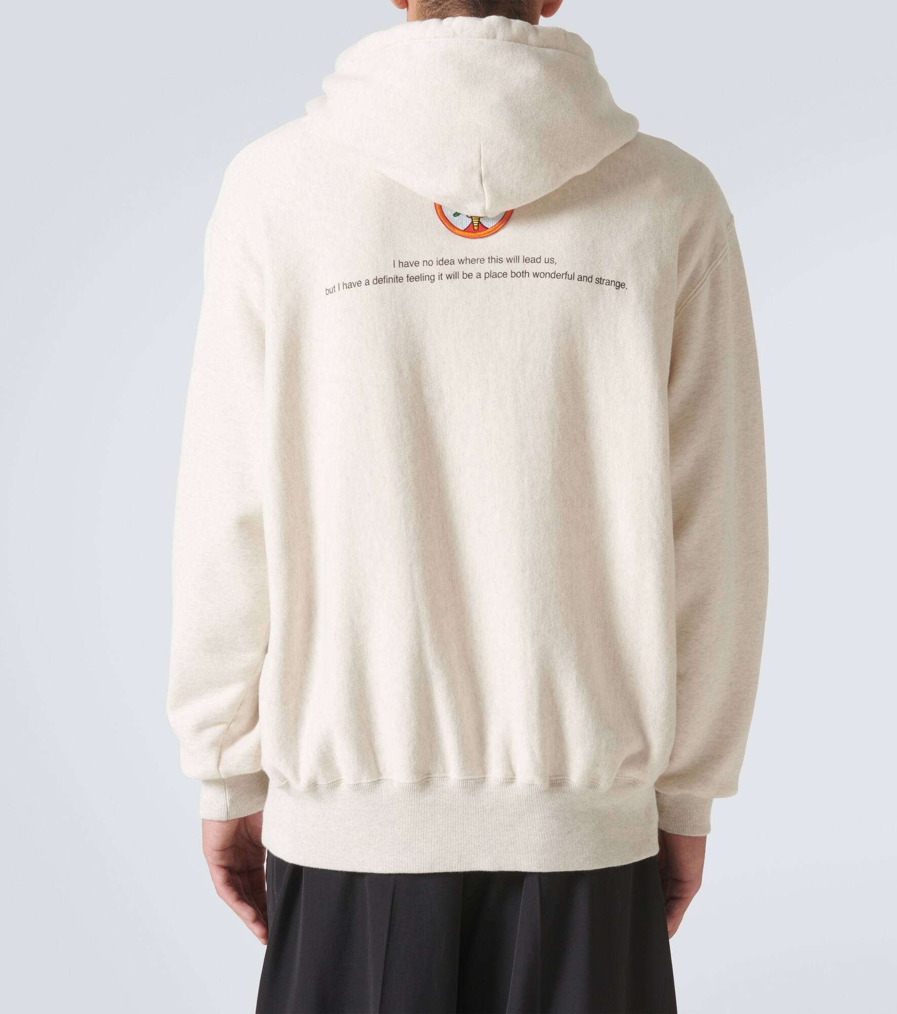 Printed cotton hoodie - 4