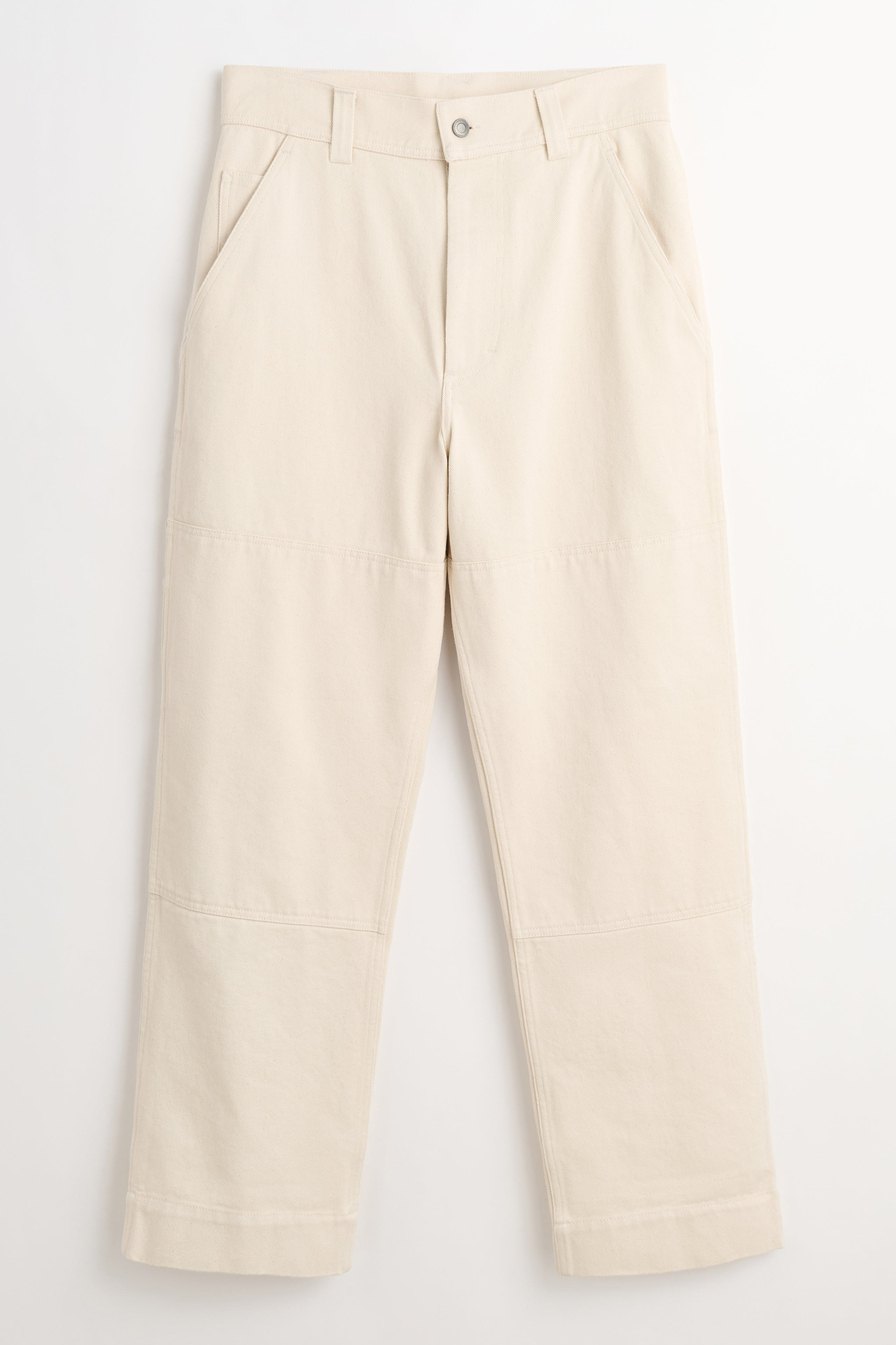MARGARET HOWELL MHL TOOL POCKET TROUSER NATURAL COTTON DENIM - 6