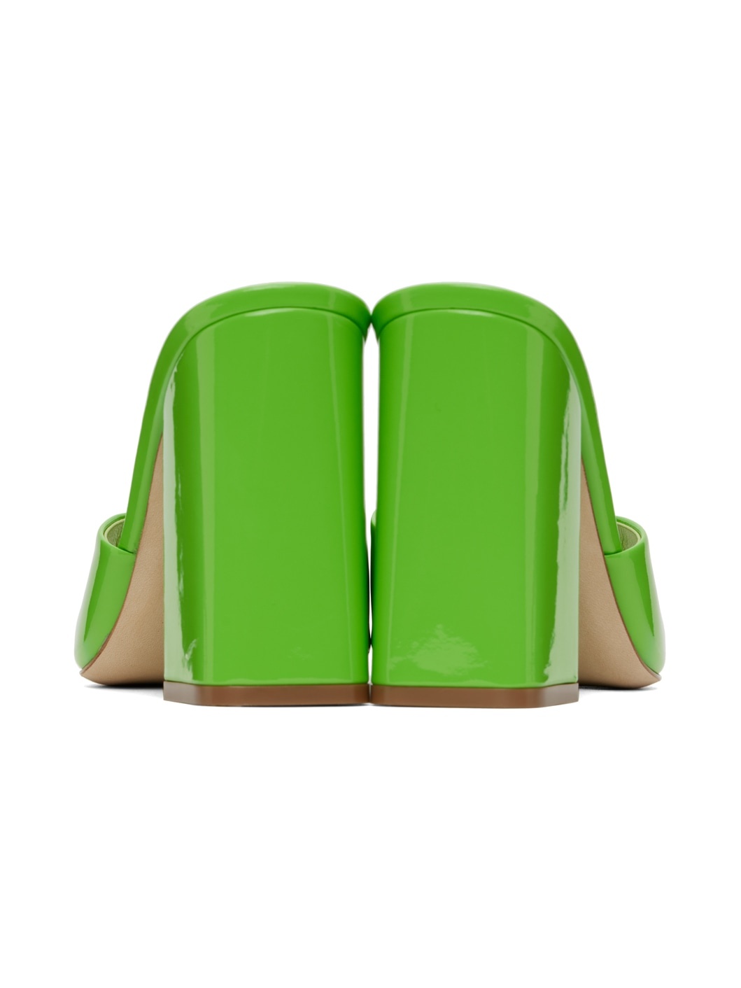 Green Anja Heeled Sandals - 2