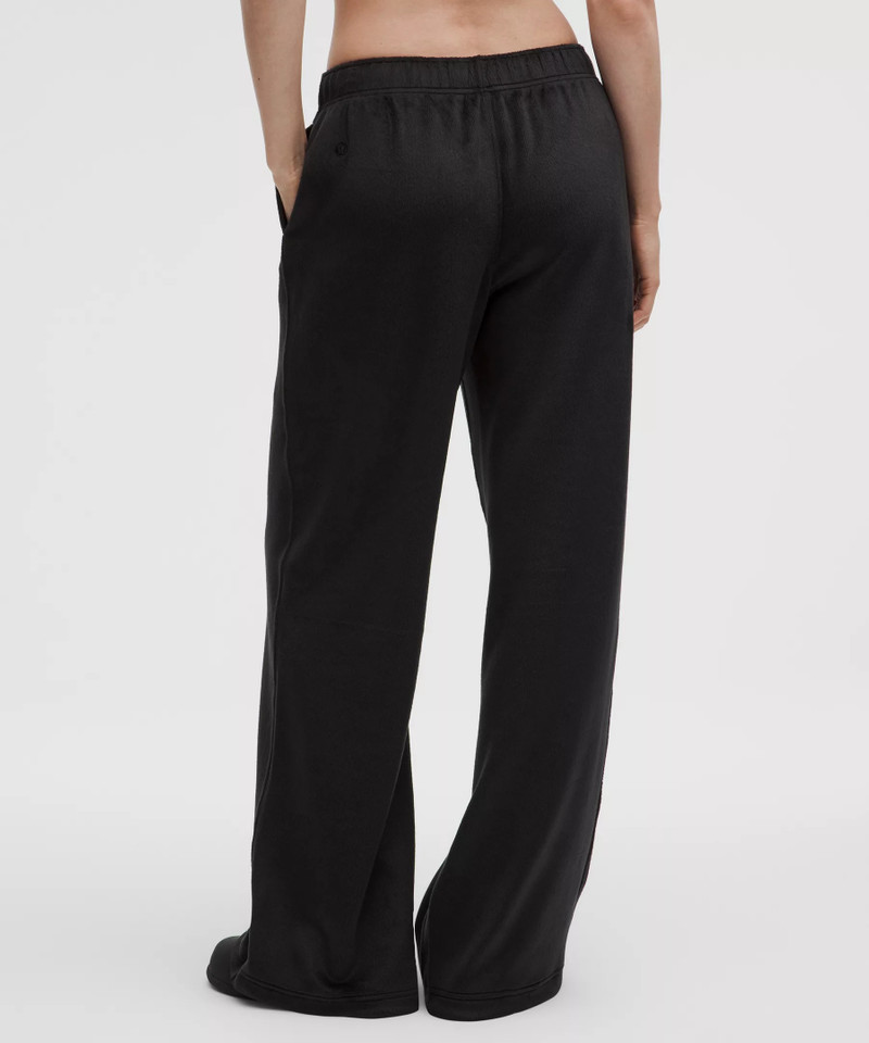 Plush Velour Mid-Rise Pant 3