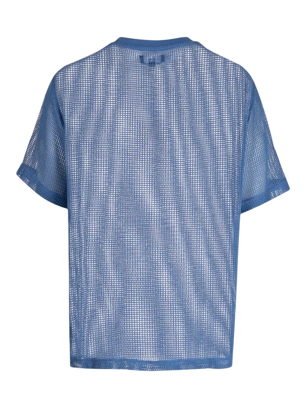 STUSSY Men Cotton Mesh Crew Short-Sleeve - 2