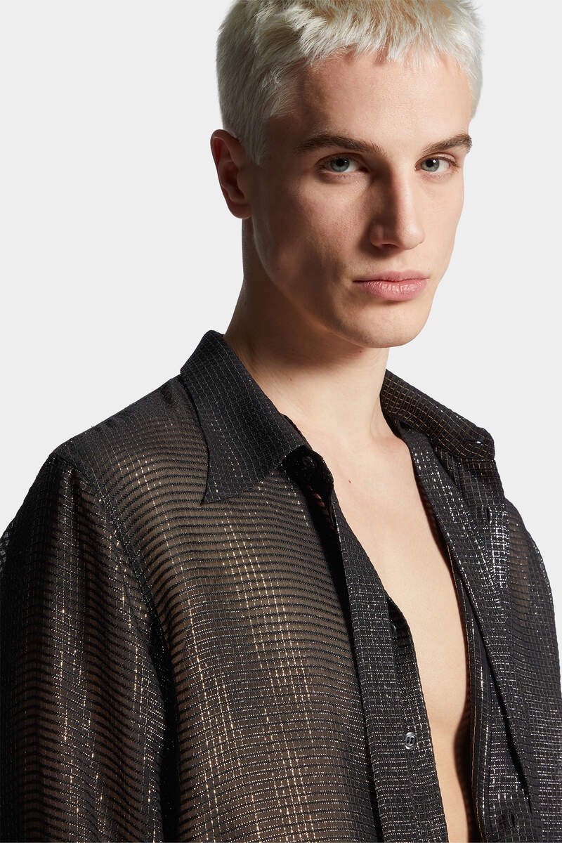 SPARKLING SEXY TIE SHIRT - 5