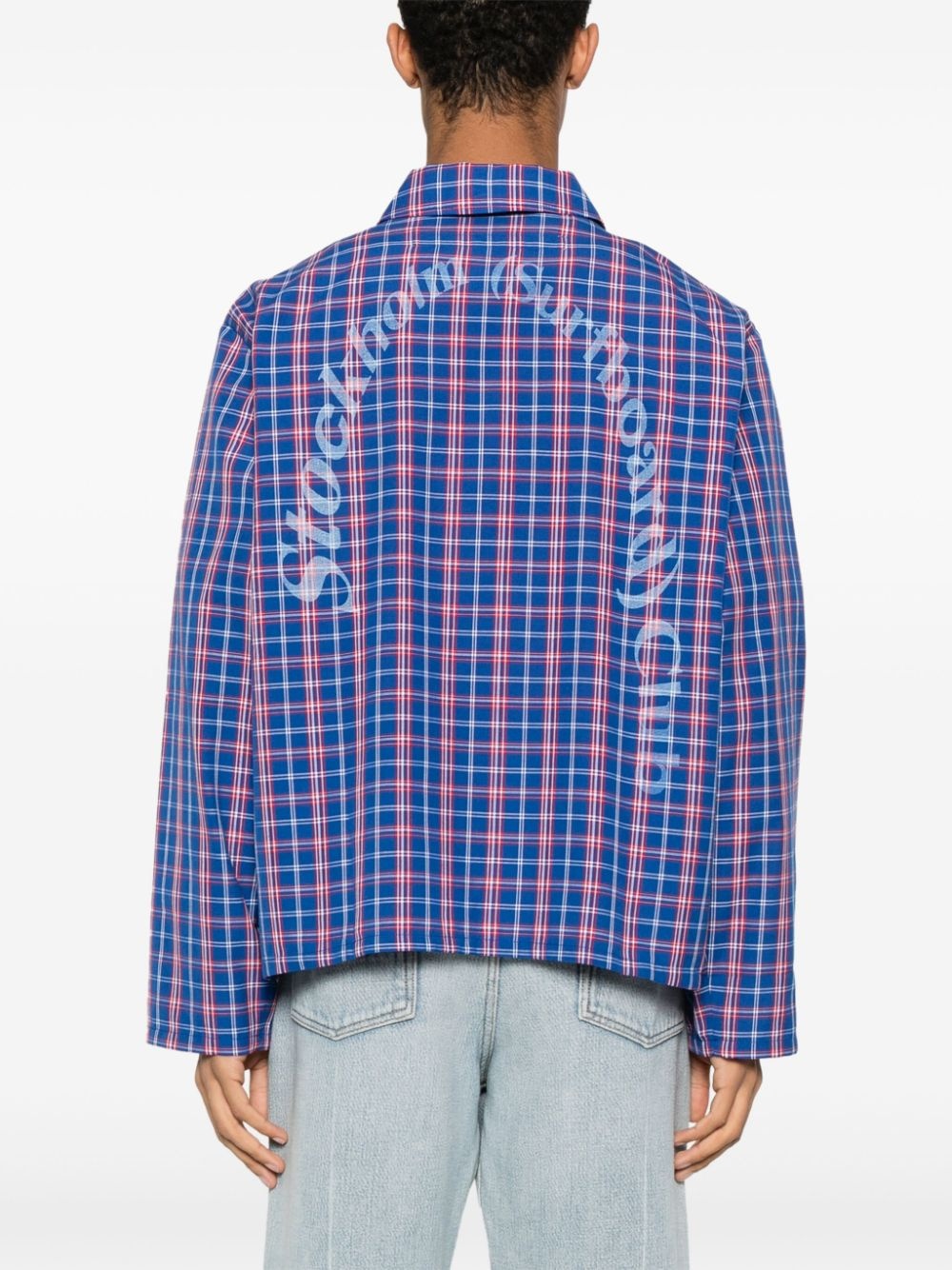 Club check-pattern shirt - 5