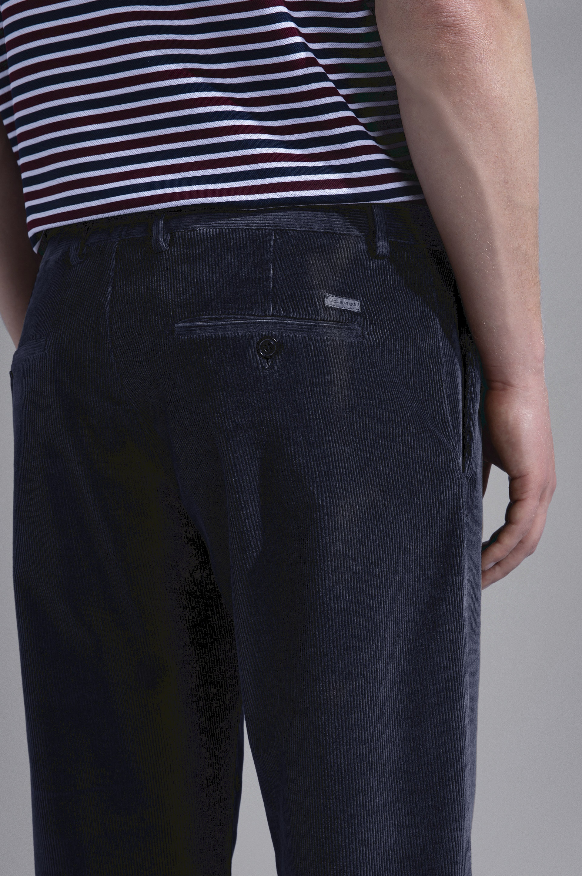 SOFT TOUCH CORDUROY CHINO TROUSERS - 4
