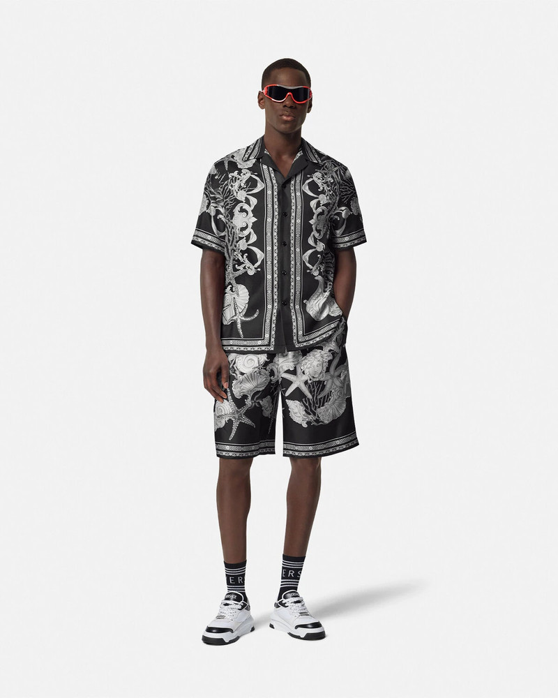 VERSACE Barocco Sea Silk Shorts outlook
