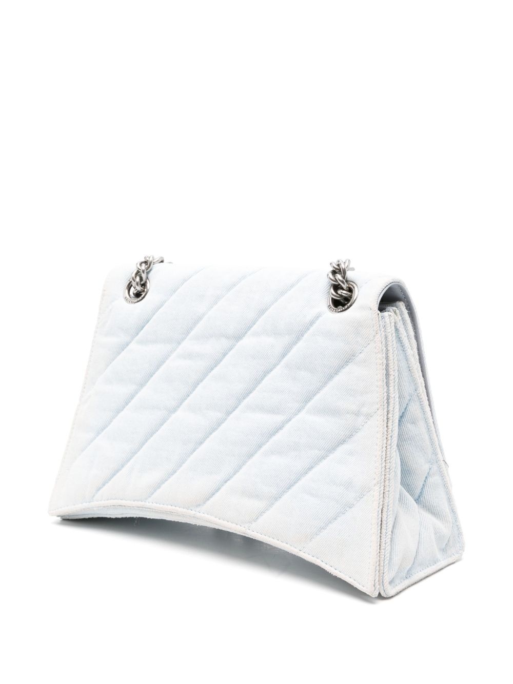 medium Crush quilted denim shoulder bag - 3