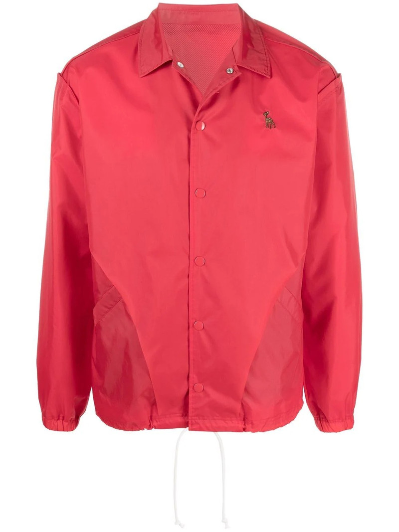 Zerstören-print lightweight jacket 1