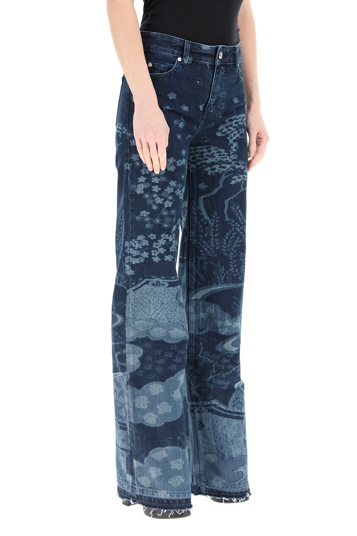 ALL-OVER PRINTED JEANS - 3