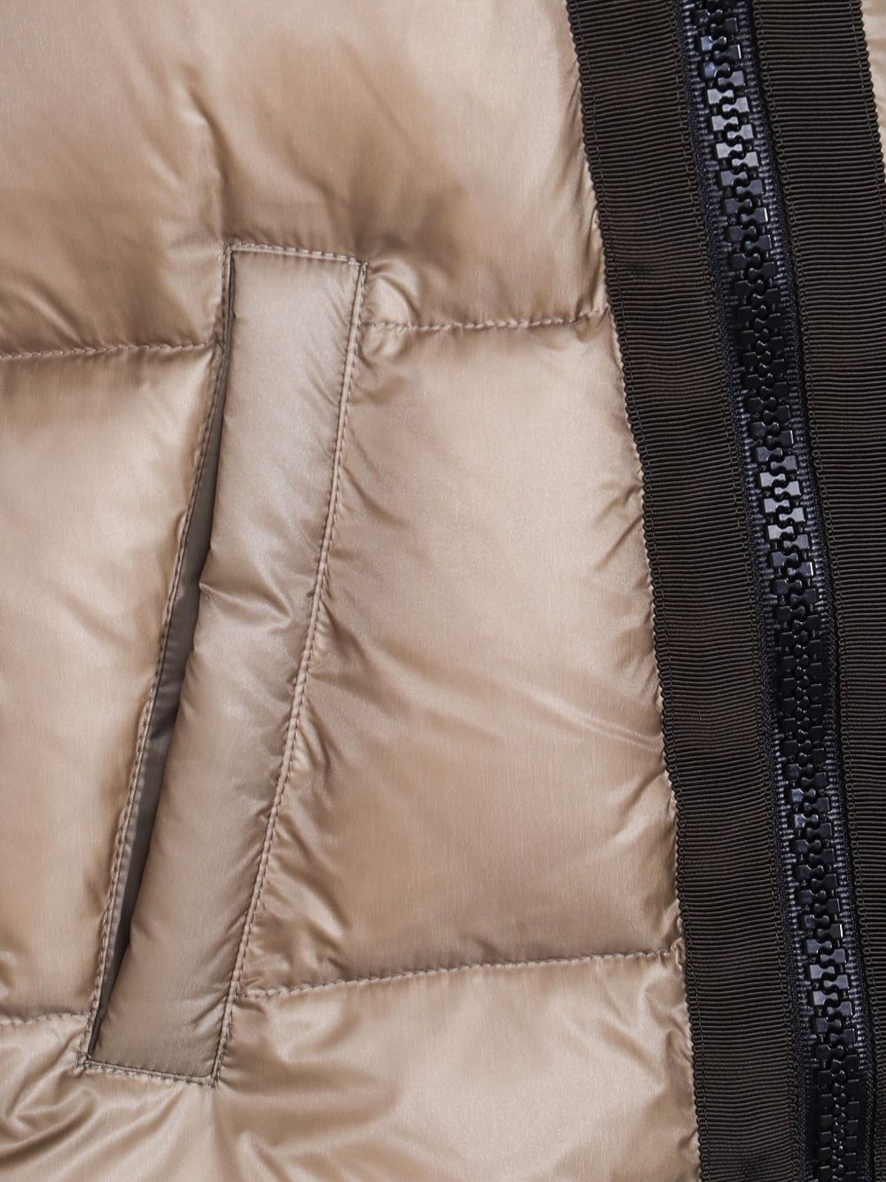 quilted zip-front gilet - 4