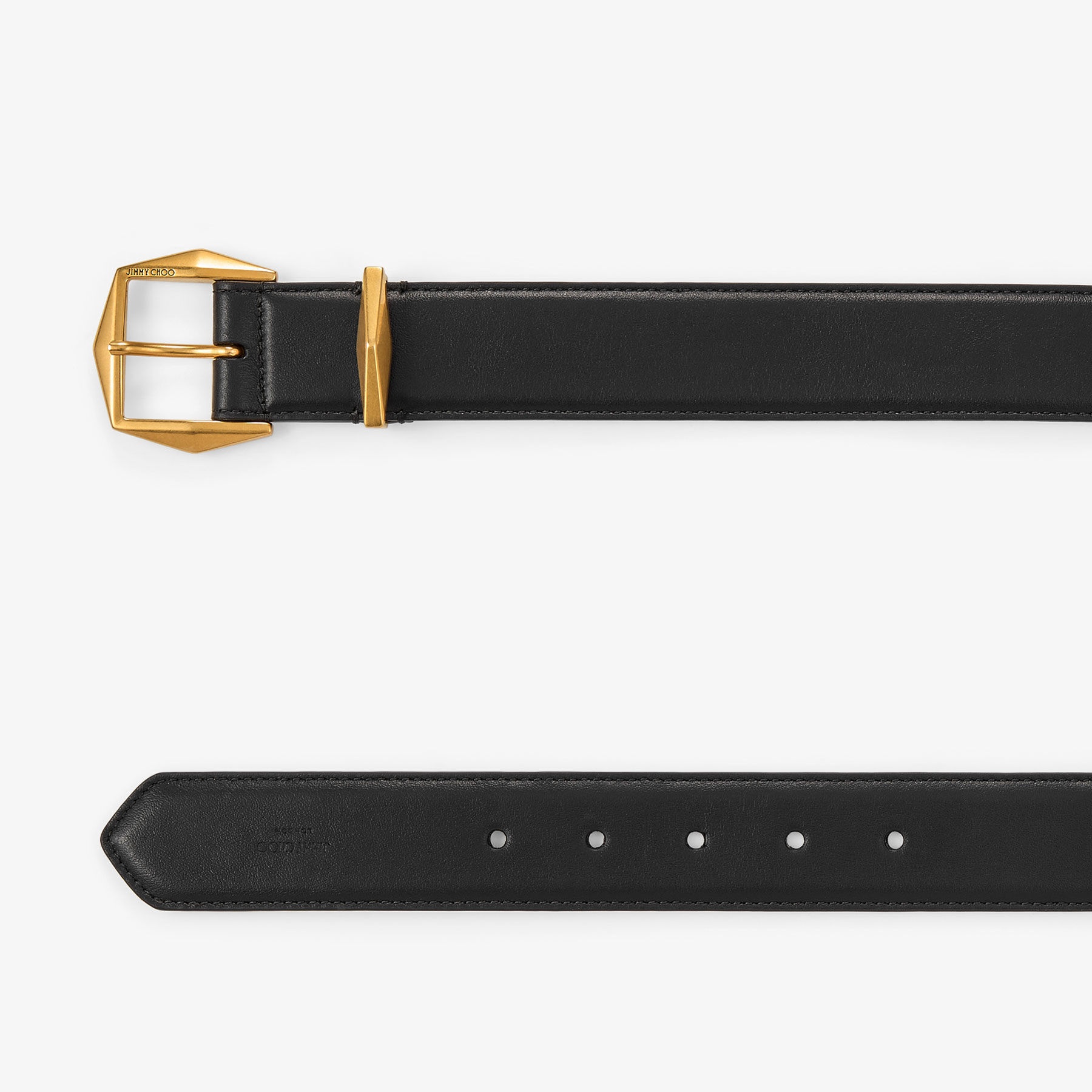 Diamond Buckle Belt
Black Leather Diamond Belt - 5