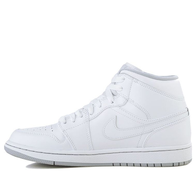 Air Jordan 1 Mid 'White Wolf Grey' 554724-112 - 1