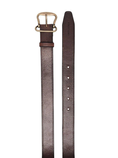 DSQUARED2 gold-buckle leather belt outlook