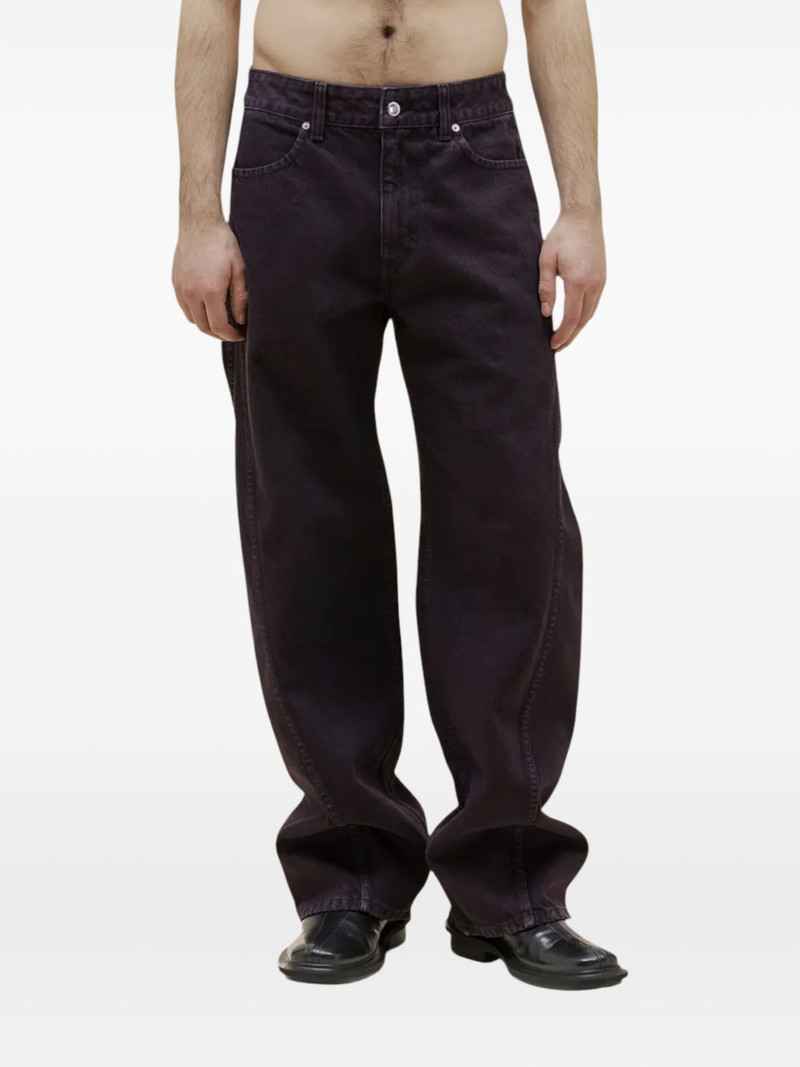 ECKHAUS LATTA Bend seam-detail jeans outlook