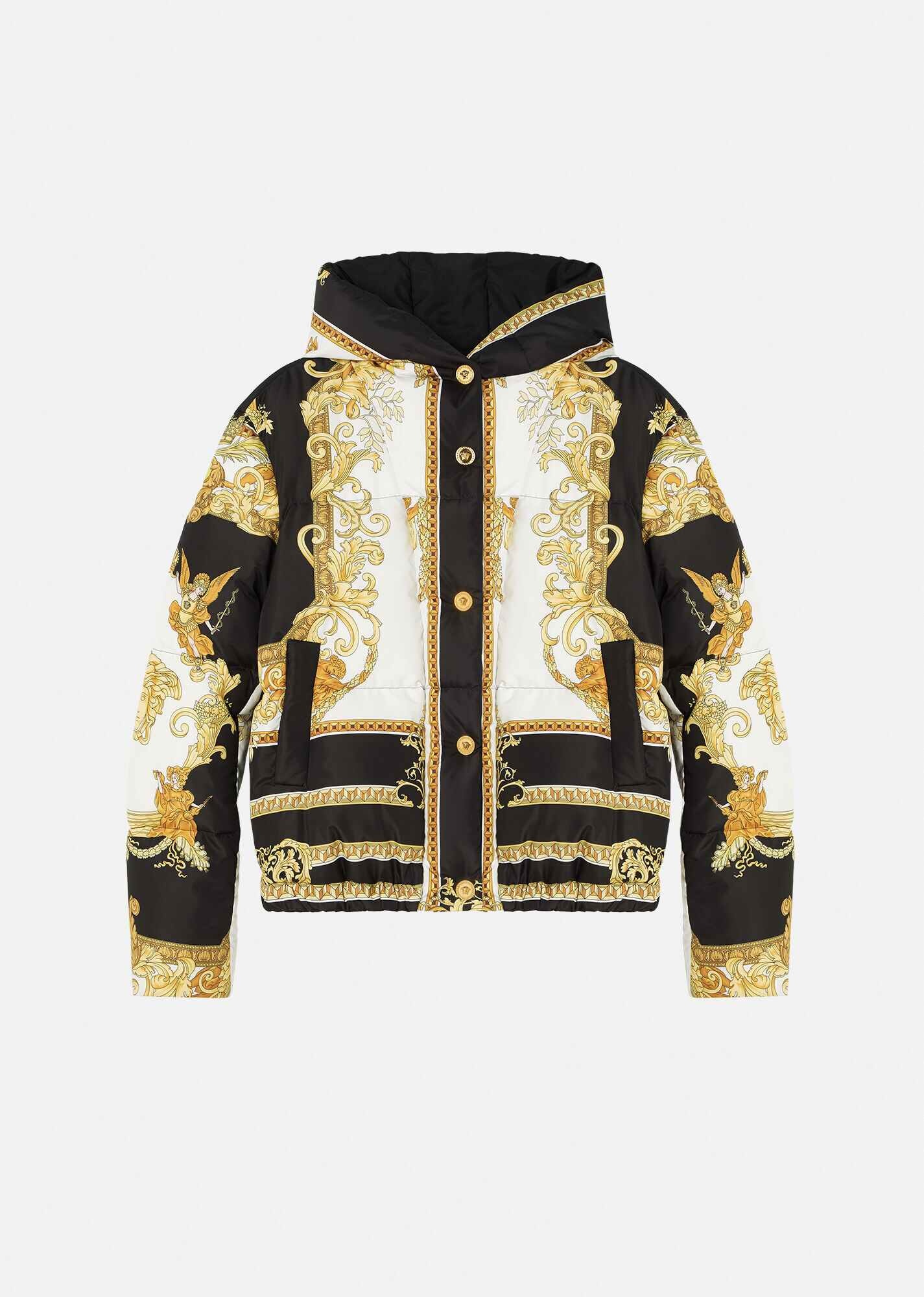 Medusa Renaissance Print Puffer Jacket - 1