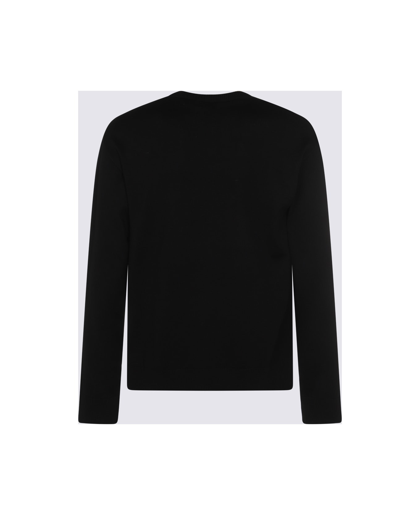 Black Wool Knitwear - 2