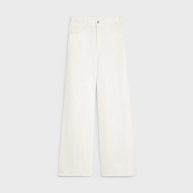 FLARED SURF JEANS IN OPTIC WHITE WASH DENIM 1