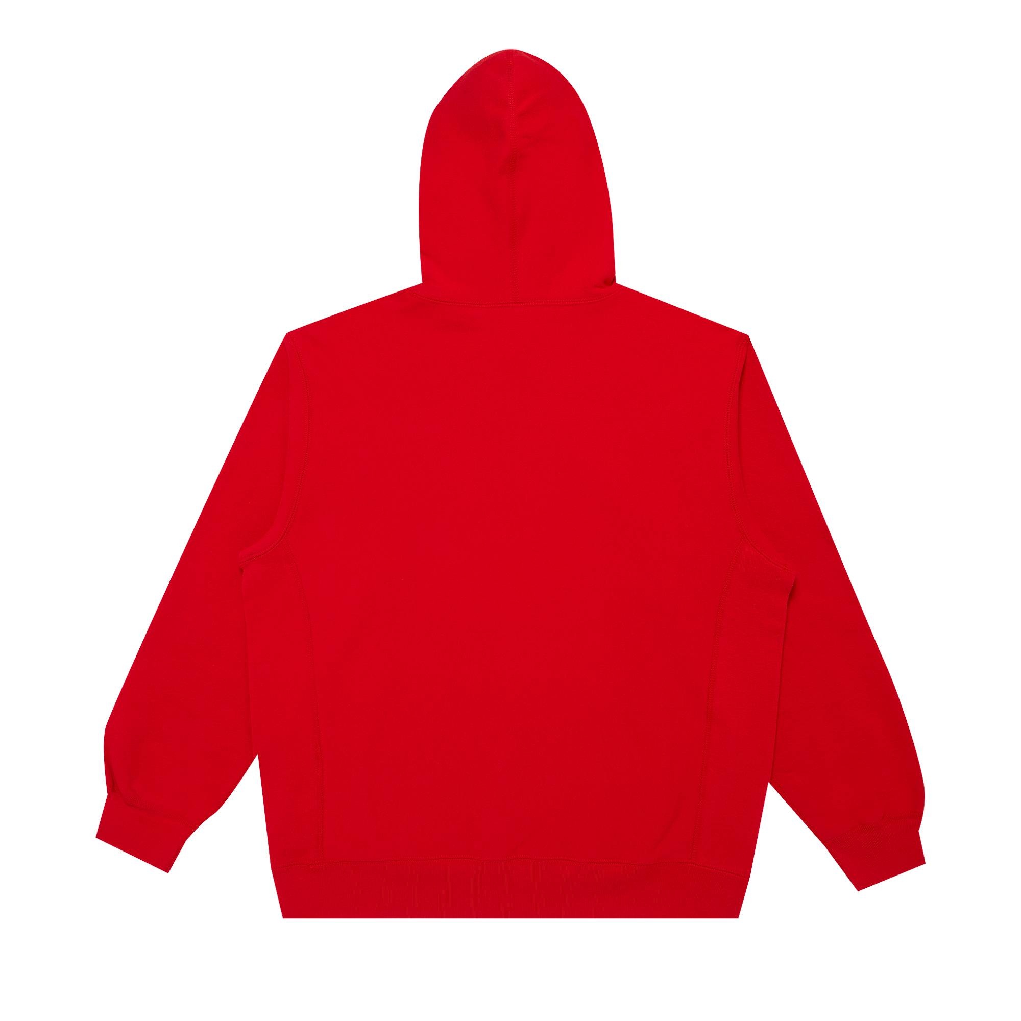 Supreme x Swarovski S Logo Hooded Sweatshirt 'Red' - 2