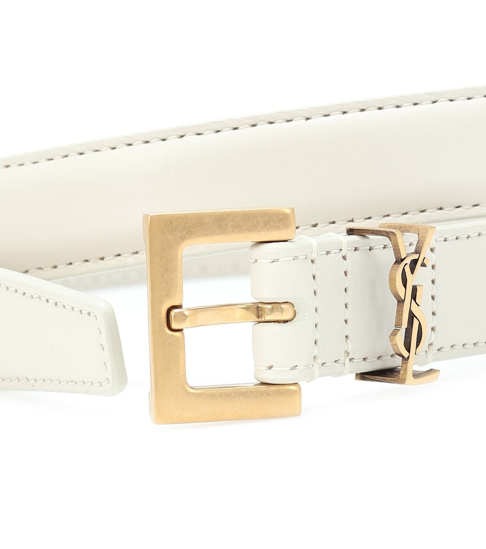 Cassandre slim leather belt - 3