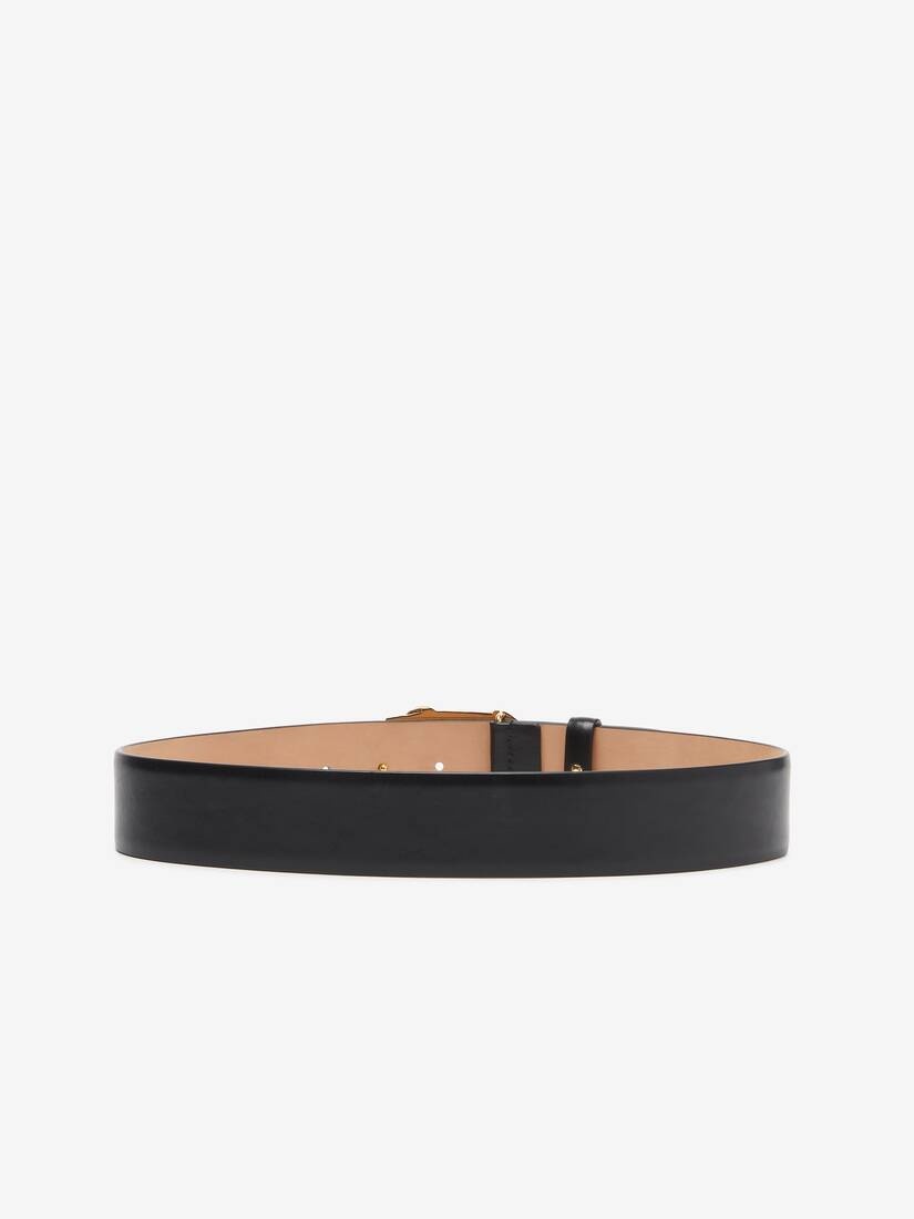 Women's Snake Hip Belt in Black - 3