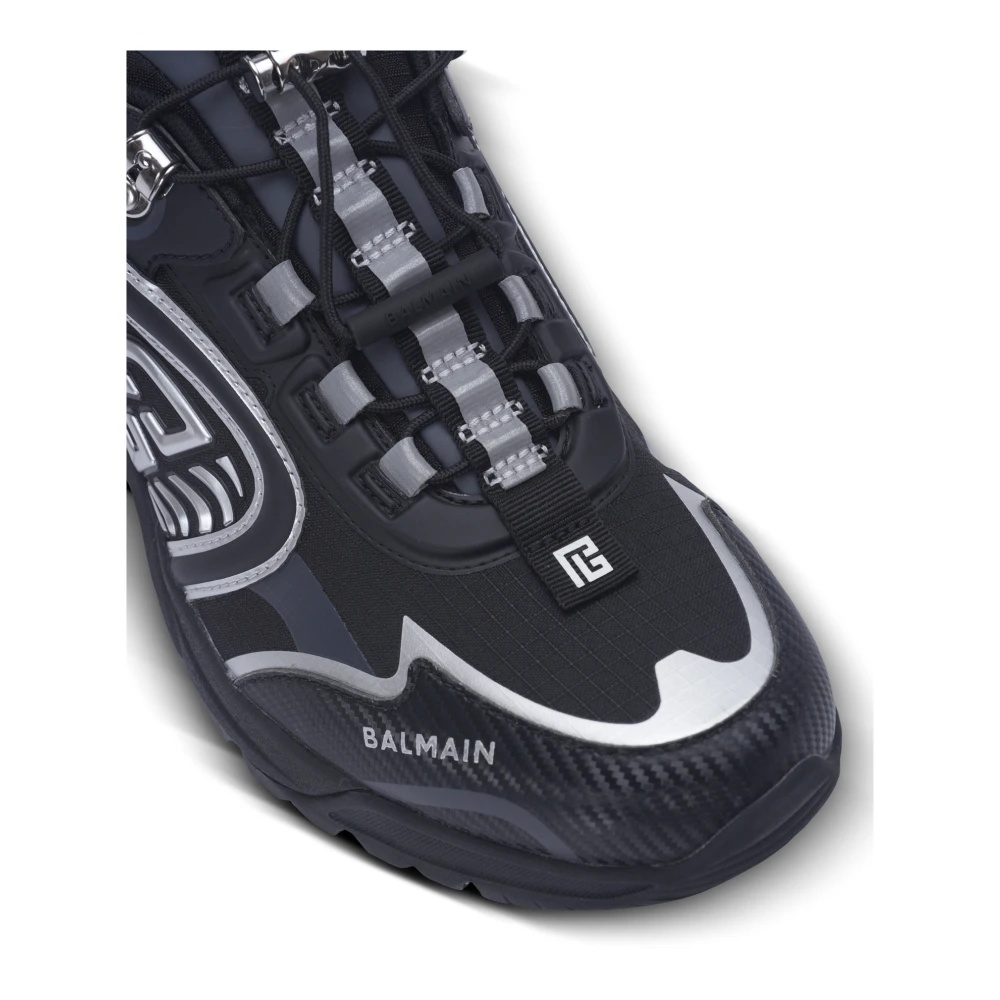 Balmain COSMIC DUST TRAINERS IN TECHNICAL MATERIALS | miinto