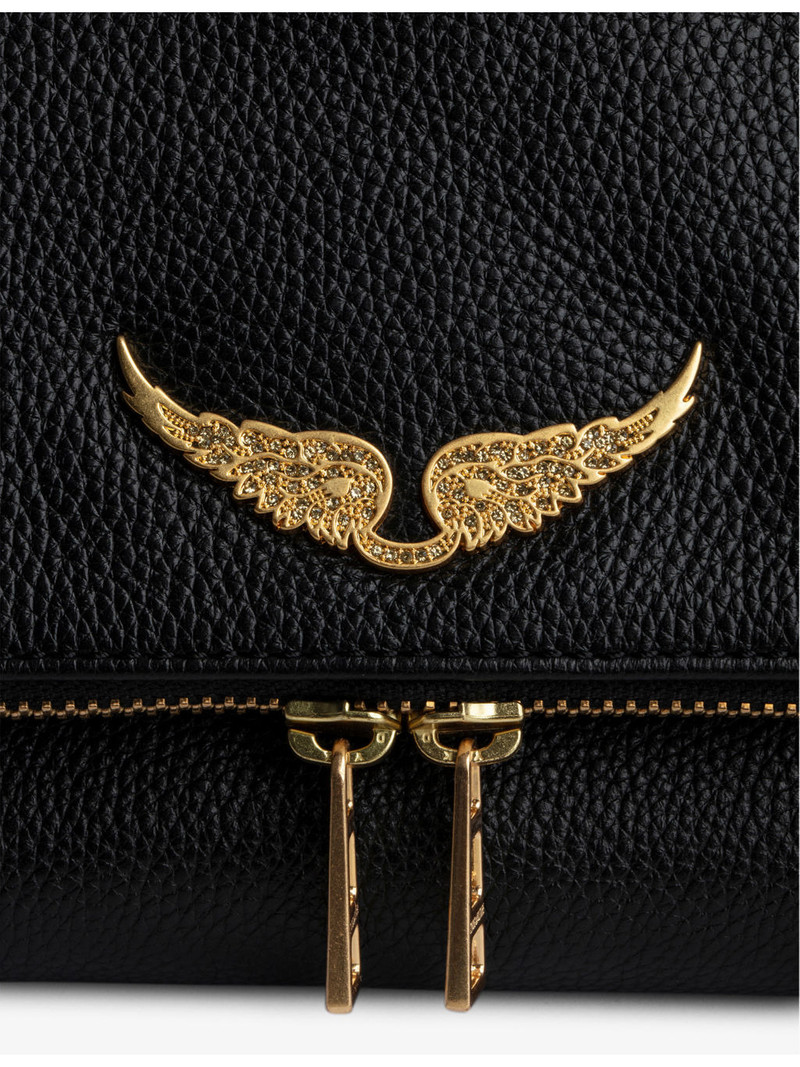 Zadig & Voltaire Rocky grained-leather cross-body bag outlook