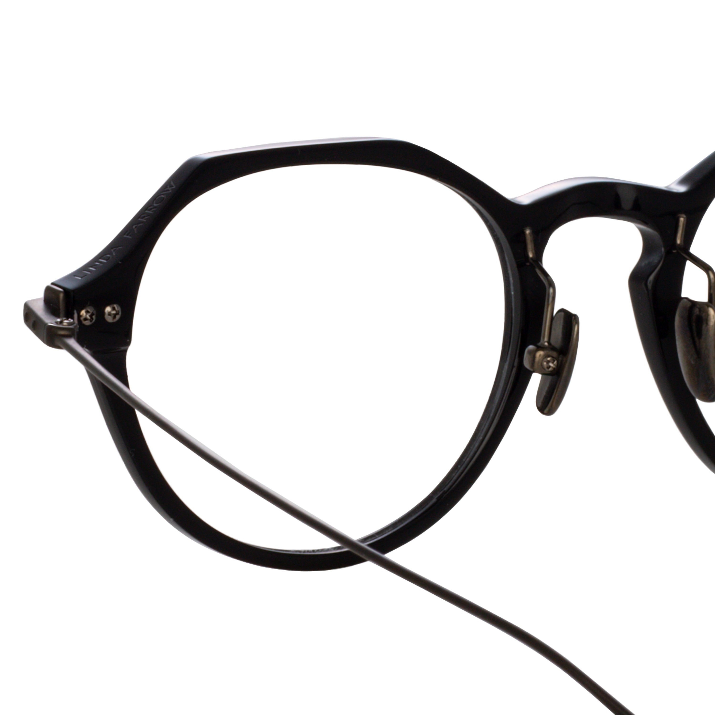 WREN OVAL OPTICAL A FRAME IN BLACK AND NICKEL - 5