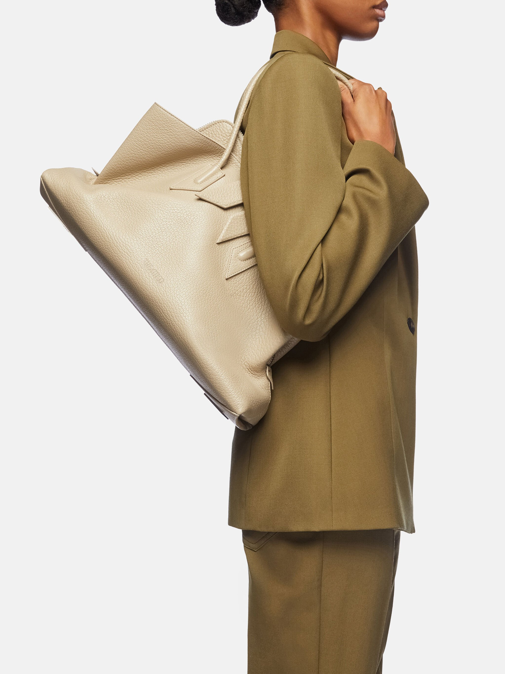 LA PASSEGGIATA MEDIUM" SAND TOP HANDLE - 2