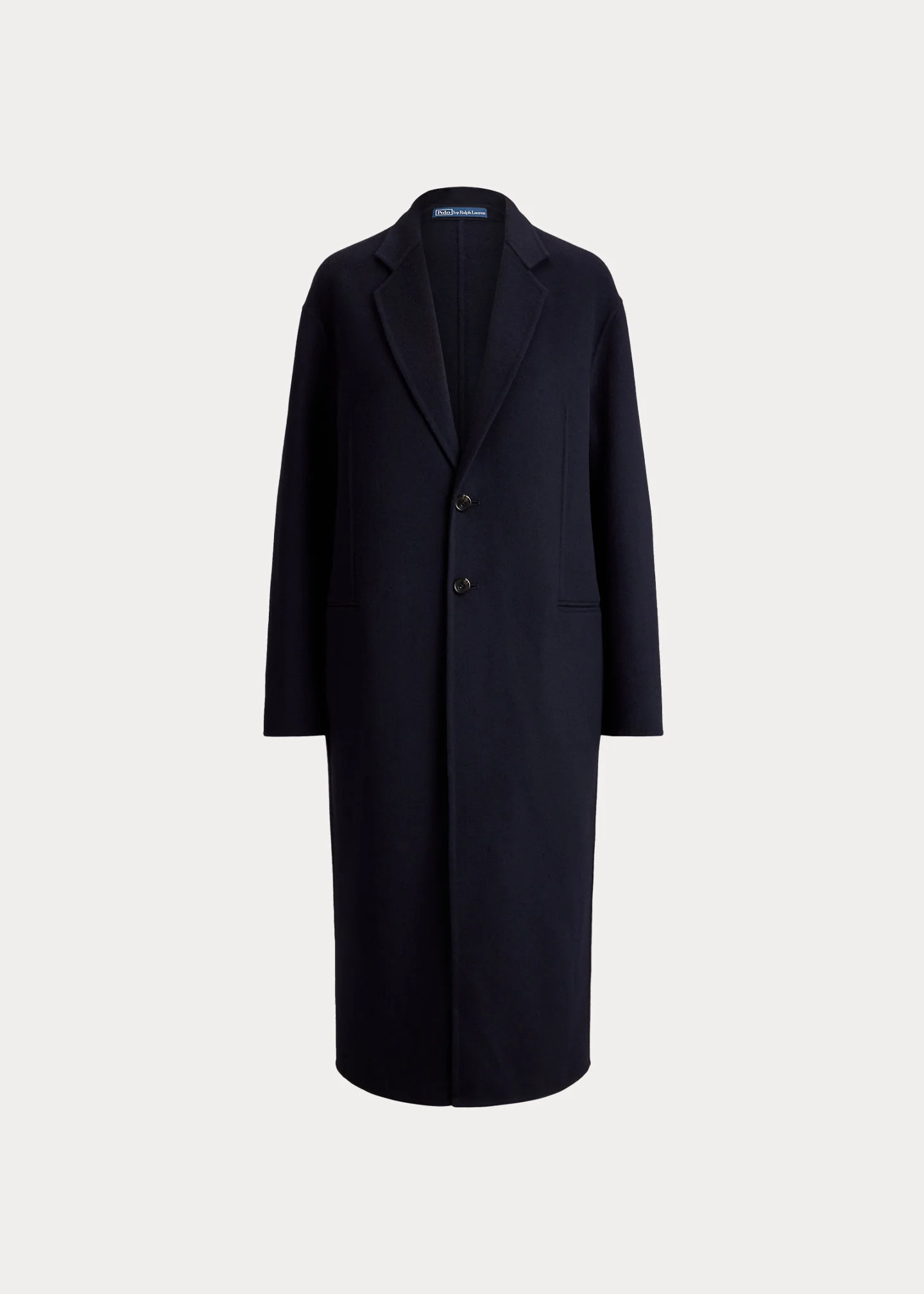 Double-Faced Long Wool Coat - 1