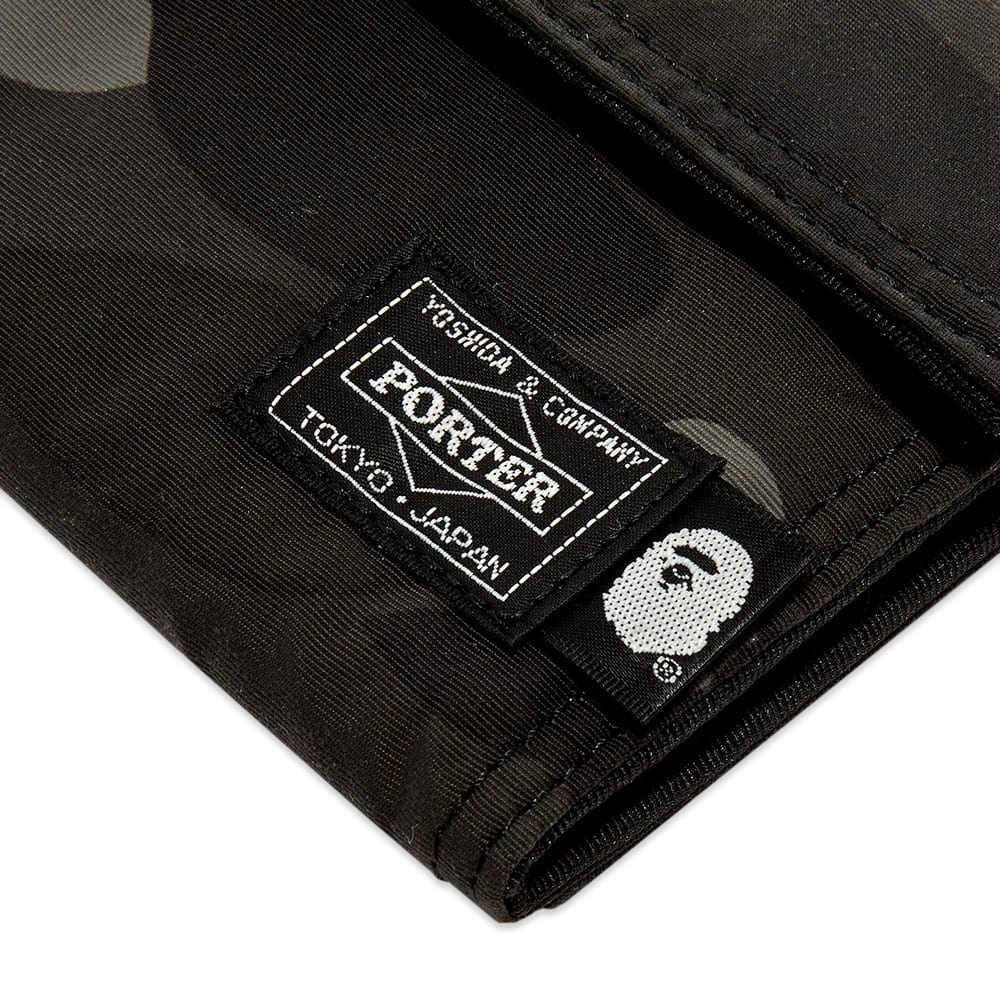 A Bathing Ape x Porter Colour Camo Wallet - 4