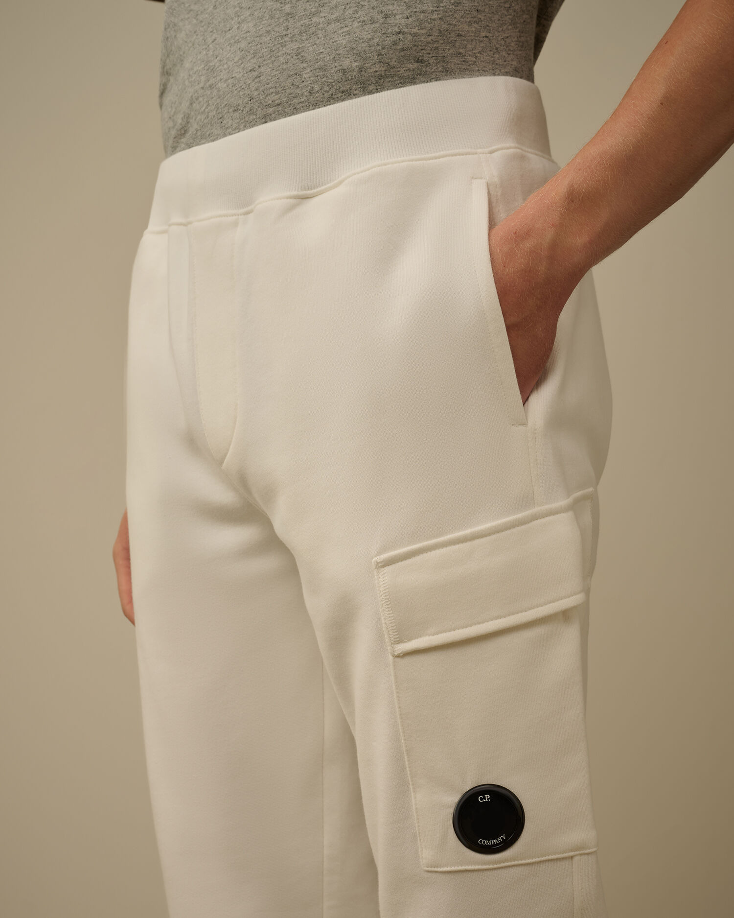 Diagonal Raised Fleece Lens Sweatpants - 5