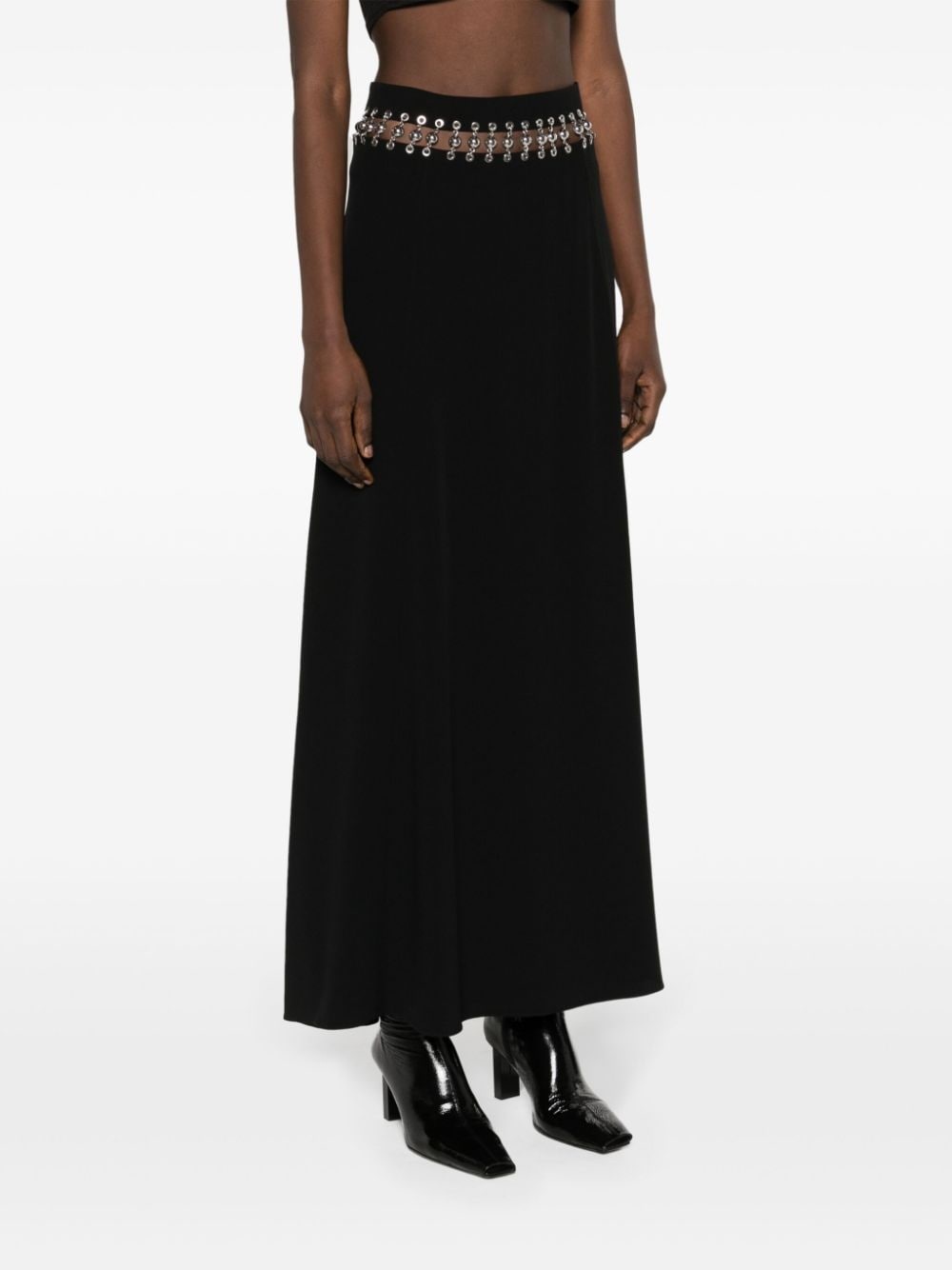 high-waist maxi skirt - 3