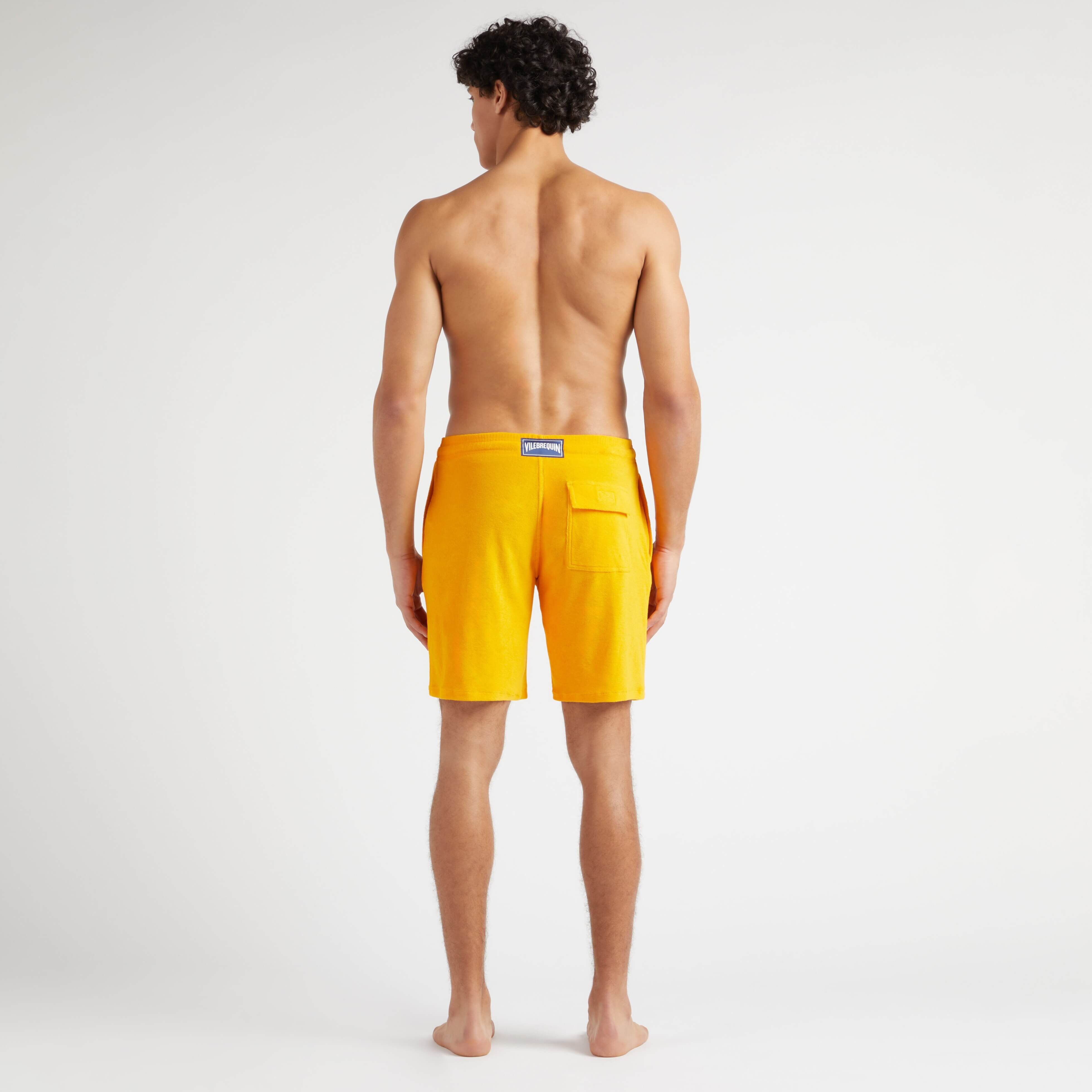 Unisex Terry Bermuda Shorts Solid - 4