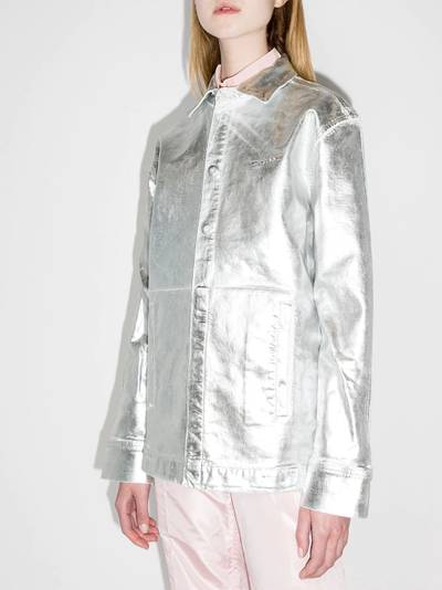 1017 ALYX 9SM metallic-finish long-sleeve shirt outlook