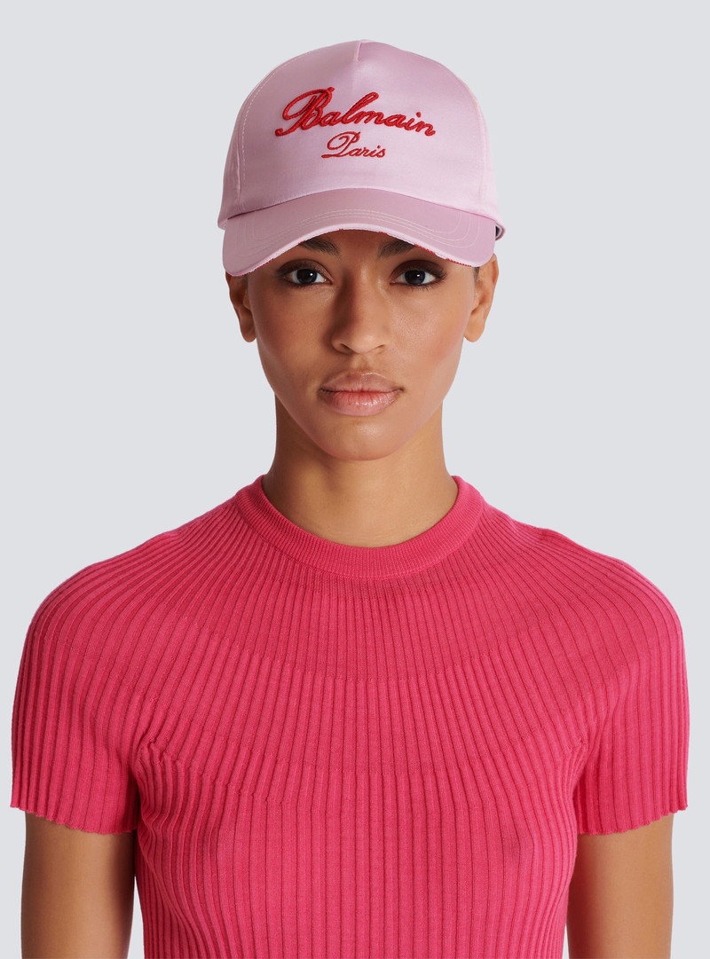 Balmain Balmain Signature embroidered cap outlook
