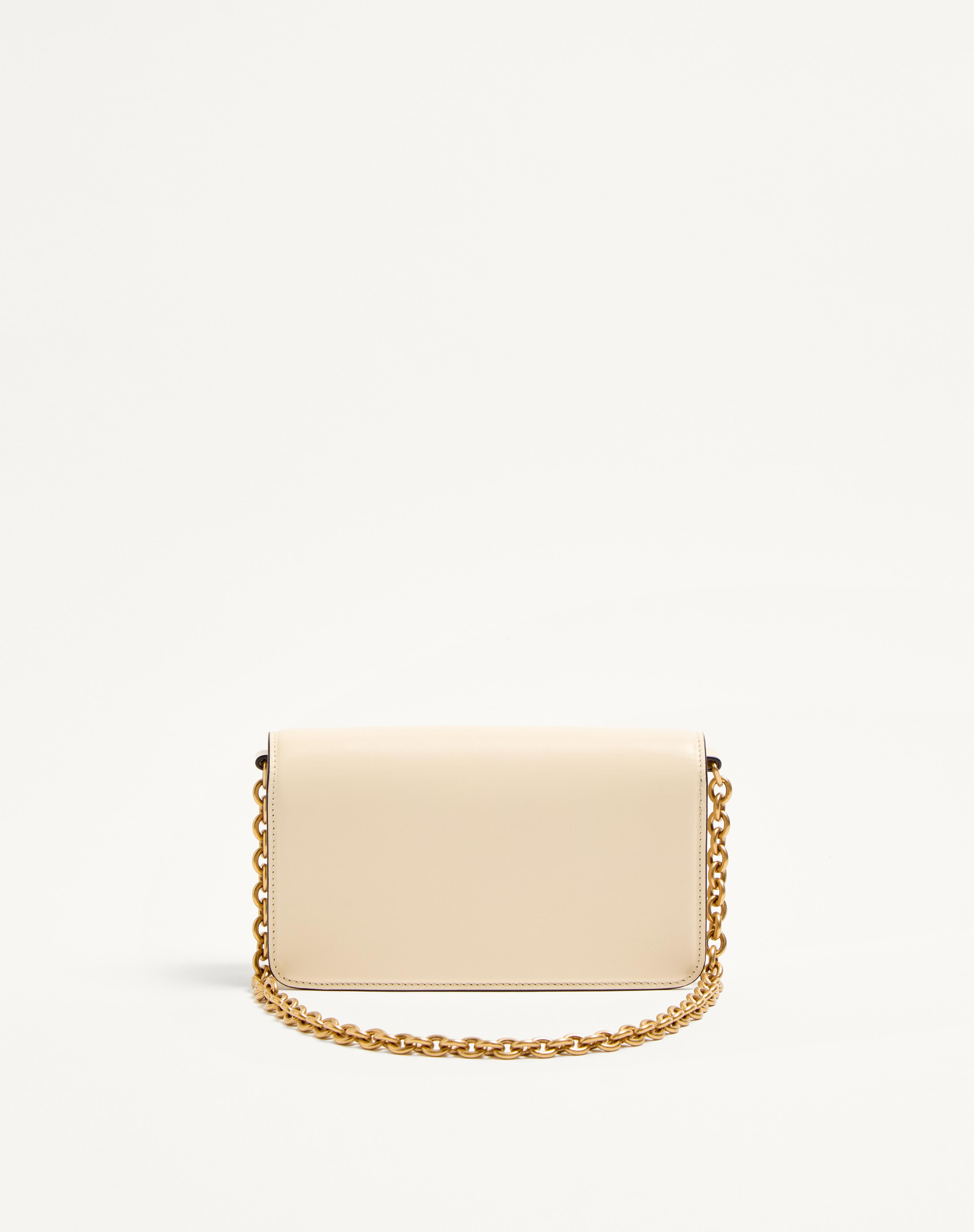VALENTINO GARAVANI VAIN CLUTCH BAG IN SHINY CALFSKIN - 5