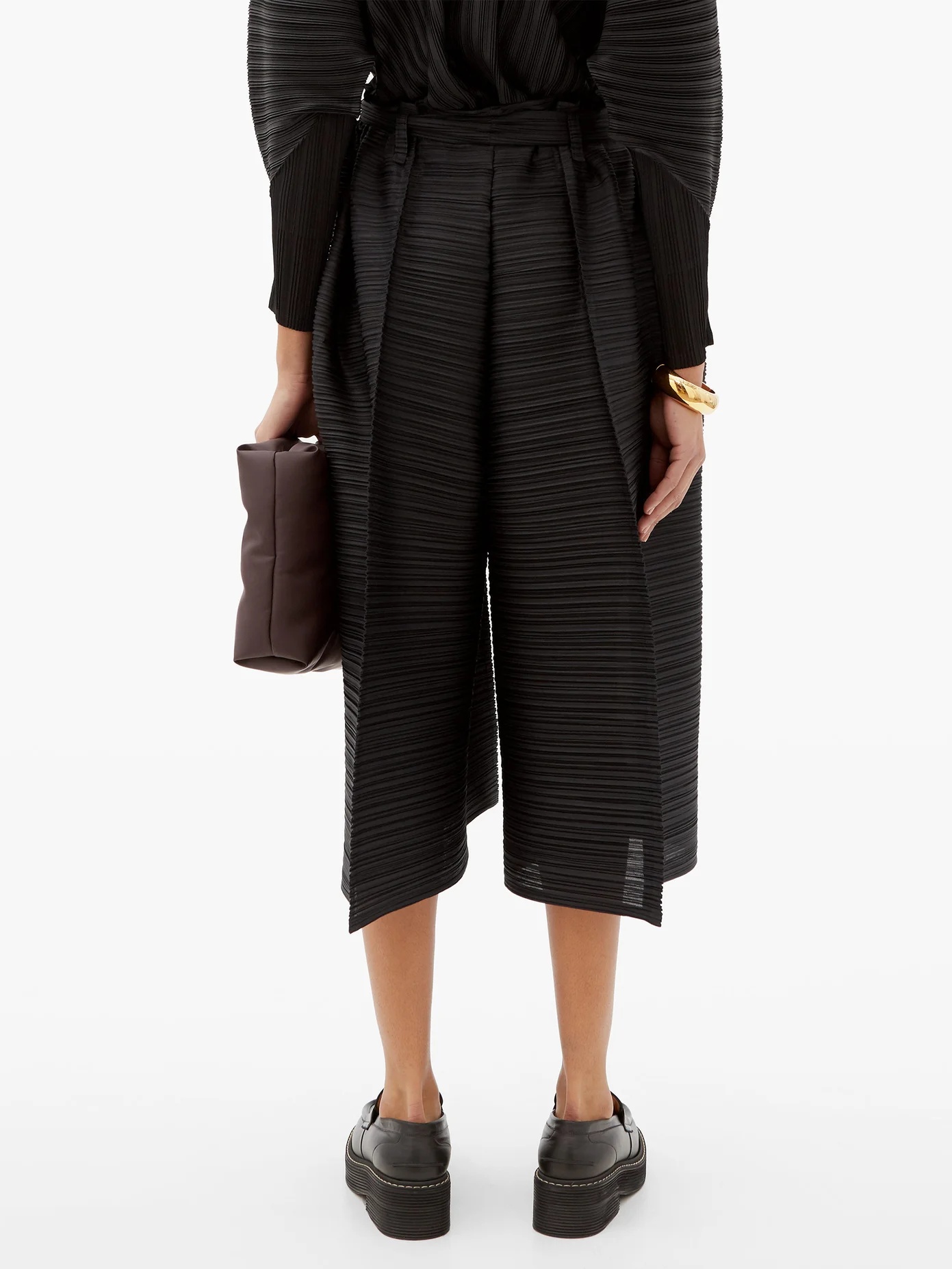 Thicker Bounce technical-pleated culottes - 5