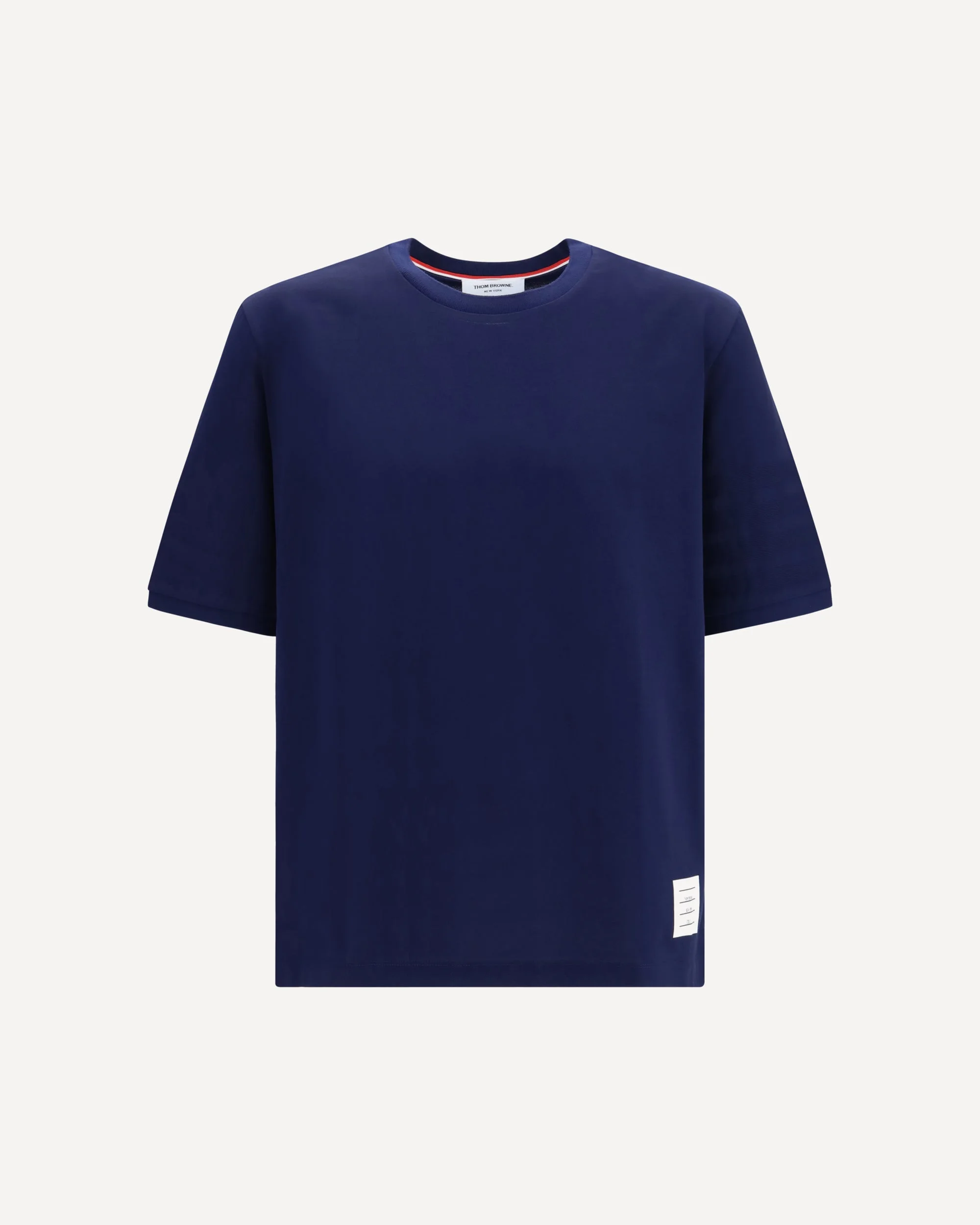 Jersey T-shirt with ribbed cuffs - 1