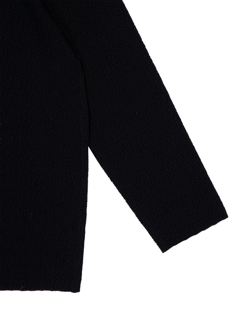 collared button-front cardigan 4