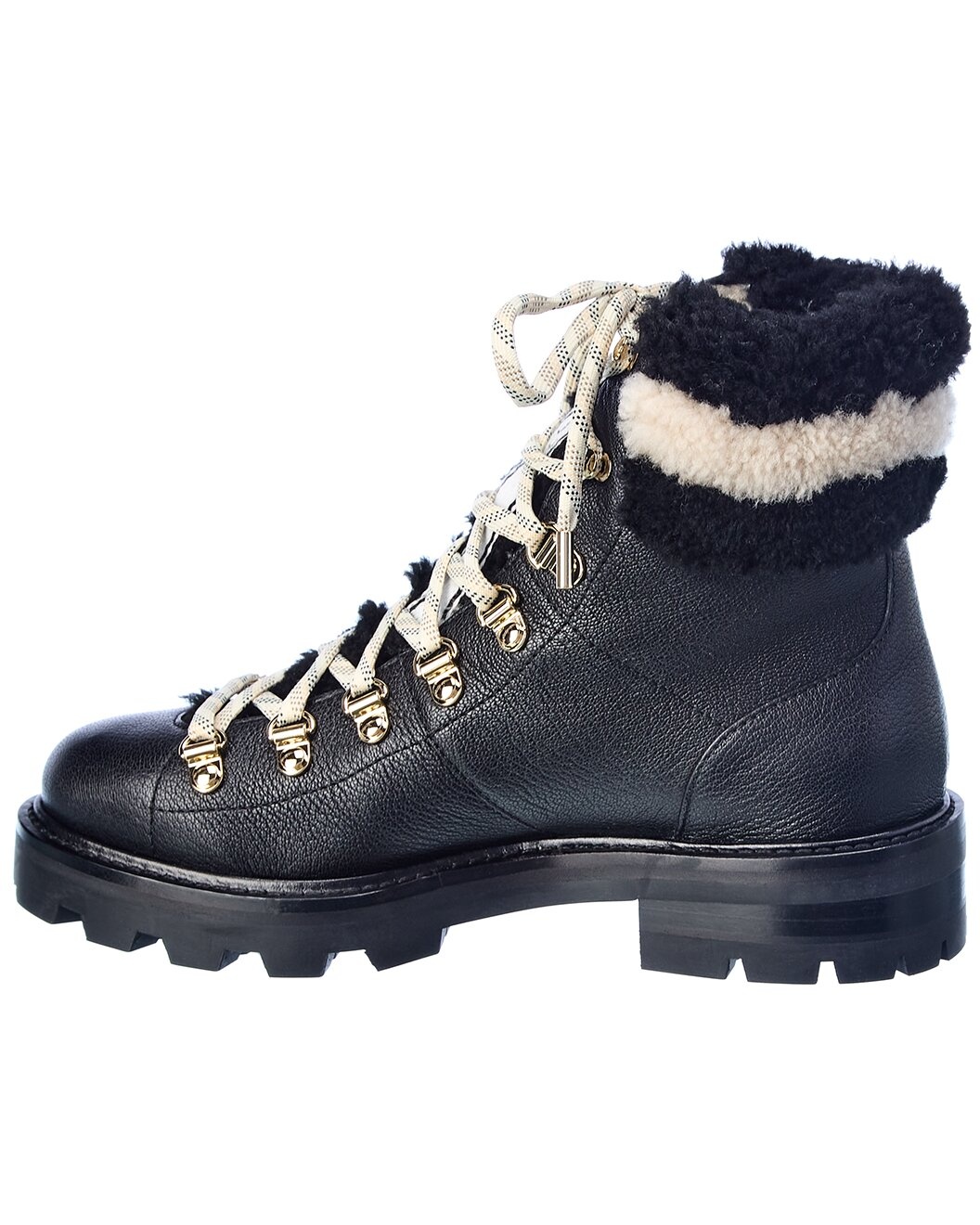 Jimmy Choo Eshe Leather & Shearling Boot - 2