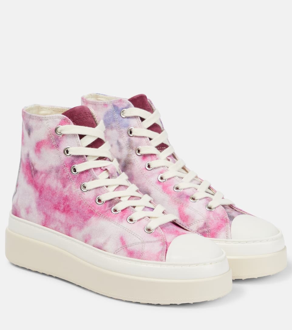 Austin printed high-top sneakers - 1