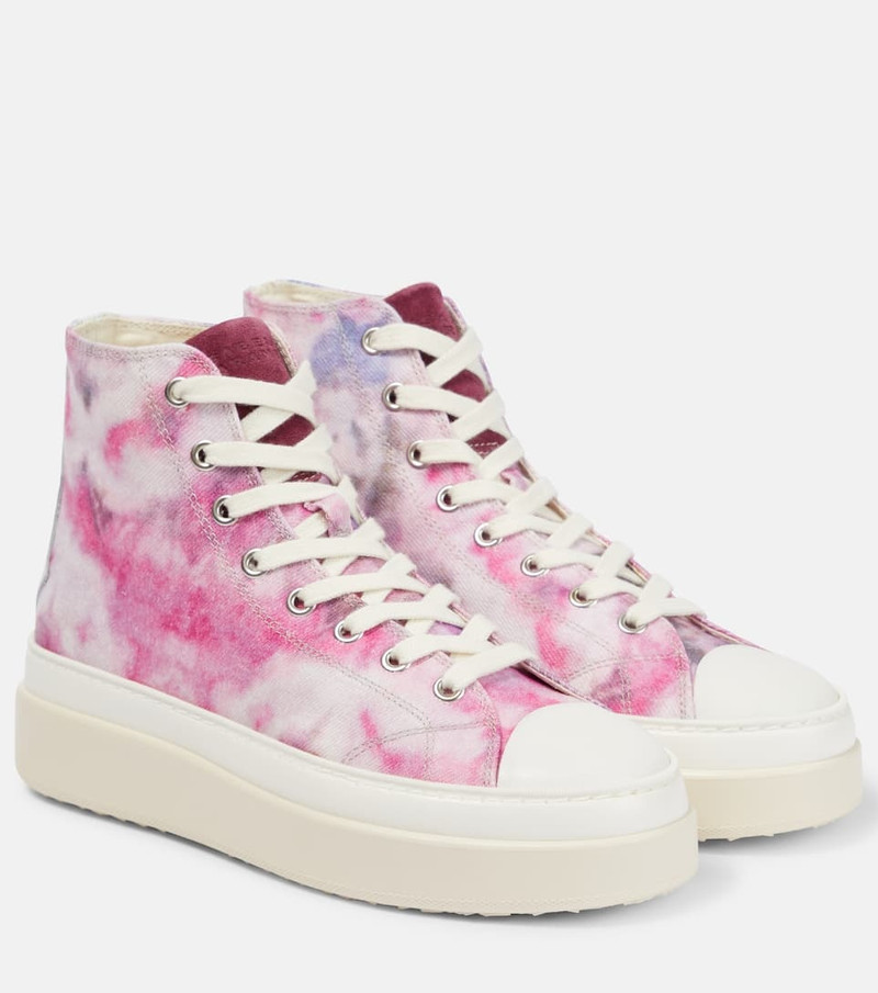 Austin printed high-top sneakers - 1