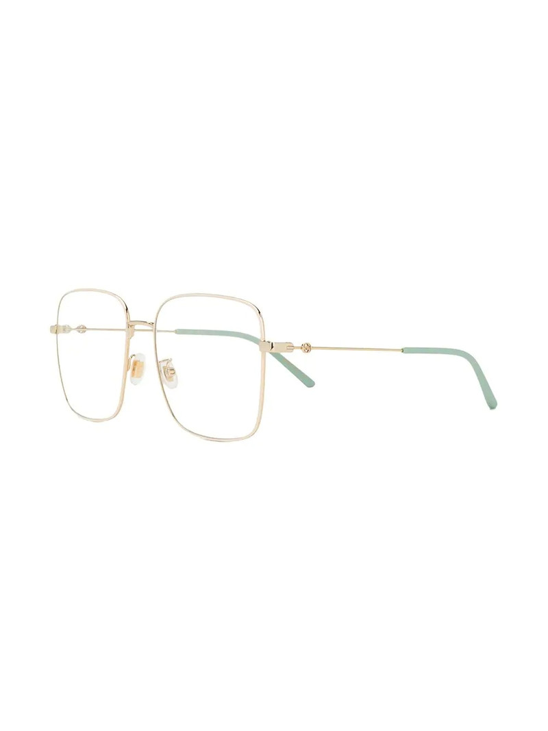 GUCCI square shaped glasses outlook